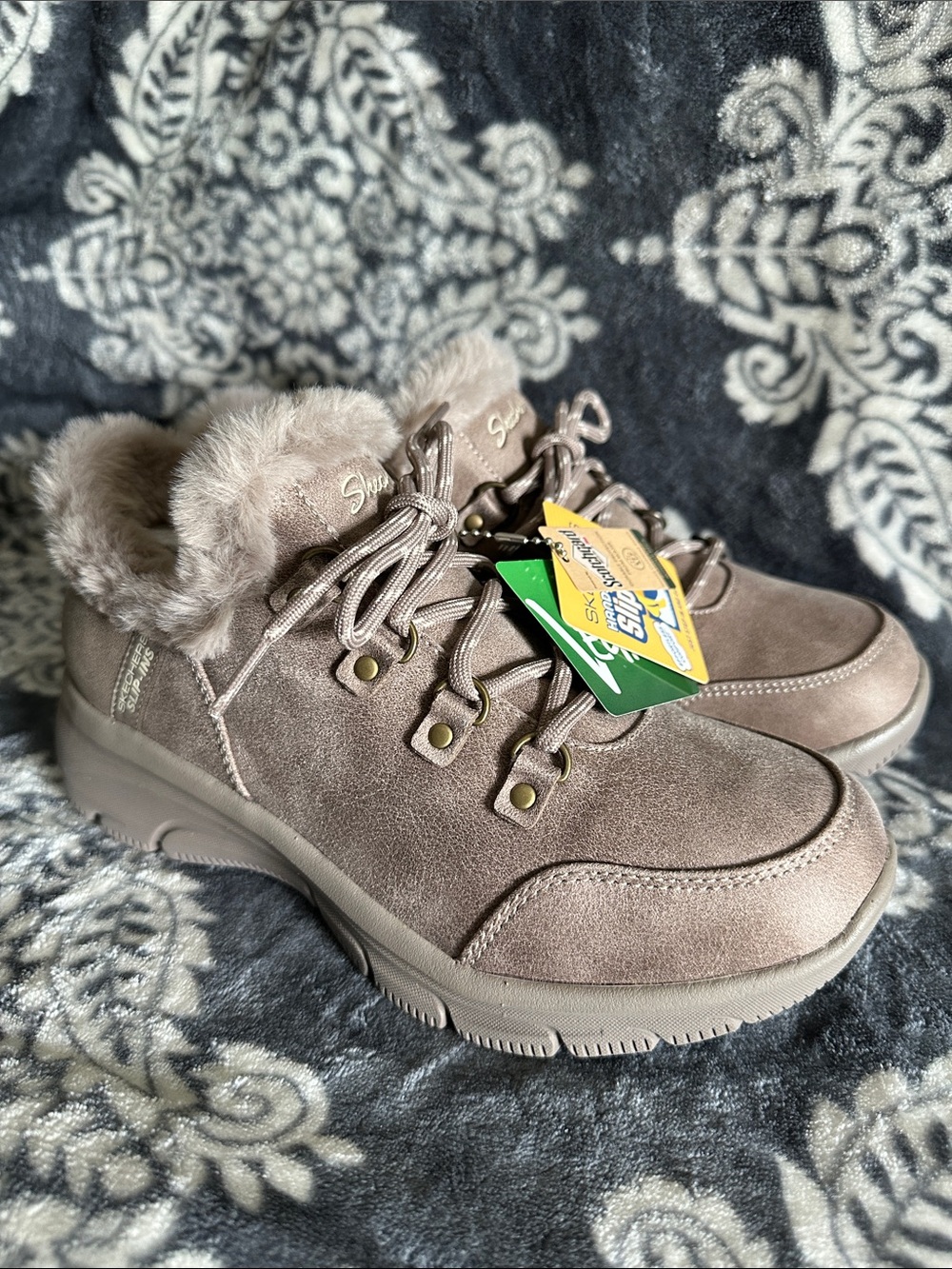 Skechers nwt scotchgard hands free slip ins vegan air cooled memory foam shoes